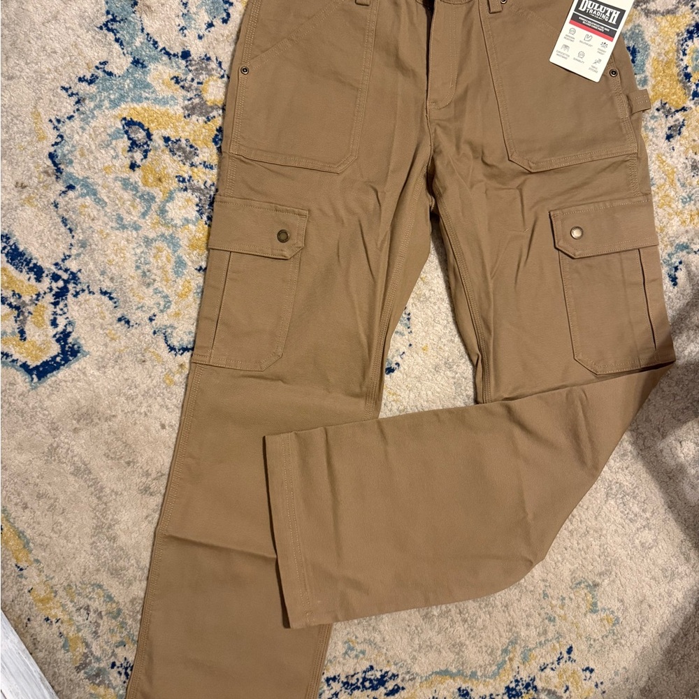 Durable Cargo Pants in Brown